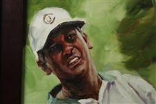 Vijay Singh Post-Swing Vibrant Framed Print