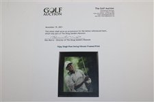 Vijay Singh Post-Swing Vibrant Framed Print