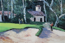 1990 Mark King 'Martin Lawrence Limited Editions' Hitting From Bunker Print - Frame