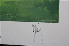 1990 Mark King 'Martin Lawrence Limited Editions' Hitting From Bunker Print - Frame