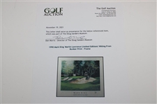 1990 Mark King 'Martin Lawrence Limited Editions' Hitting From Bunker Print - Frame