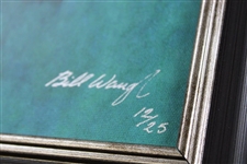 Arnold Palmer Ltd Ed 12/25 Artists Proof Canvas Portrait Painting by Bill Waugh with COA