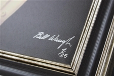 Seve Ballesteros Ltd Ed 7/25 Artists Proof Canvas Portrait Painting by Bill Waugh