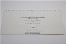 1989 'Famous Golf Clubhouses' Calendar by Artist Bill Waugh