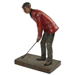 Circa 1890-95 John E Laidlay in Red Jacket Polychrome Cold-Painted Bronze Figure - #4