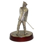 Young Tom Morris Solid Sterling Silver Golfer Figure on Plinth