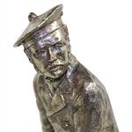 Young Tom Morris Solid Sterling Silver Golfer Figure on Plinth