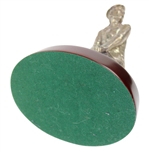Young Tom Morris Solid Sterling Silver Golfer Figure on Plinth