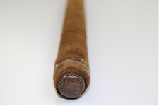 Mid-Late 1800's Brass Head Rut Iron with Deep Concave Face and D.S. Shaft Stamp - Attributed to David Strath
