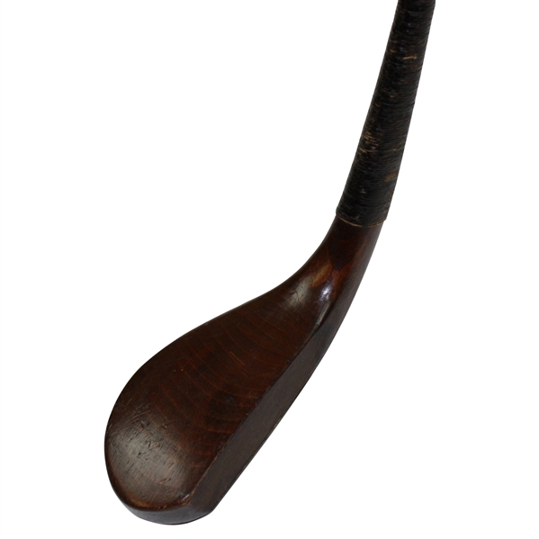 Early 1800s Putter Made of Fruitwood & "F.O. Crawford" Shaft Stamp 
