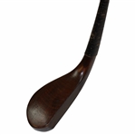 Early 1800s Putter Made of Fruitwood & "F.O. Crawford" Shaft Stamp 