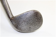 Mid 1800's Unknown Maker Rut Iron with Owners Initials 'A.M.' Shaft Stamp