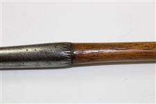 Mid 1800's Unknown Maker Rut Iron with Owners Initials 'A.M.' Shaft Stamp