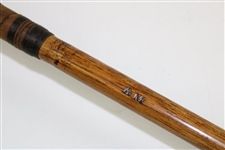 Mid 1800's Unknown Maker Rut Iron with Owners Initials 'A.M.' Shaft Stamp