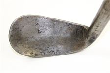 Rare Oval Bunker Iron with Knurled Ring Maker Hosel Mark - Woking GC Collection #24