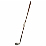 Rare Oval Bunker Iron with Knurled Ring Maker Hosel Mark - Woking GC Collection #24
