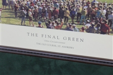 Arthur Weaver 'The Final Green' Ltd Ed #15/400 Print - 1995 Old Golf Shop - Framed