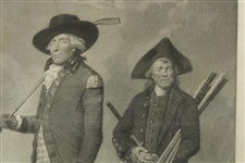 Original 1790 'The Blackheath Golfer' Mezzotint Print by Lemuel Francis Abbott - Pres. Taft Previous Owner