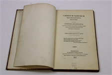1813 Carminum Rariorum Macaronicorum Delectus Edinburgh Book with USGA Bookplate