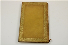 1813 Carminum Rariorum Macaronicorum Delectus Edinburgh Book with USGA Bookplate