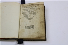 Circa 1500's De Maria Scotorum Regina Book with Sure & Steadfast Clark Bookplate
