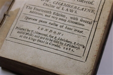 1682 The Prefent State of England To The Right Honourable Charles Lord Cheyne Book - 14th Edition