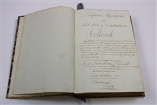 Regiam Majestatem The Auld Sans of Constitutions of Scotland Book - 1609