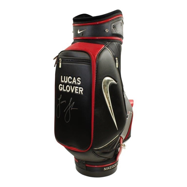 Lucas Glover Signed Nike Full Size Golf Bag JSA ALOA