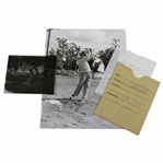 Sam Snead Long Beach 1949 Post-Swing Alex J. Morrison Photo with Original Negative