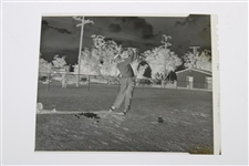 Sam Snead Long Beach 1949 Post-Swing Alex J. Morrison Photo with Original Negative