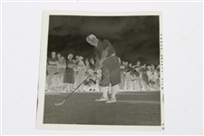 Gene Sarazen on Tee Alex J. Morrison Photo with Original Negative