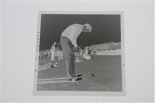 Doug Sanders 1962 Putting Alex J. Morrison Photo with Original Negative