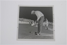Doug Sanders 1962 Putting Alex J. Morrison Photo with Original Negative