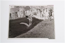 Lloyd Mangrum Hits From Bunker Alex J. Morrison Photo with Original Negative