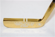 Laura Davies 1998 LPGA Skins Winner Bobby Grace Gold Plated Putter