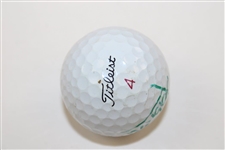 Angel Cabrera Signed Personal Used Titleist 4 Logo Golf Ball JSA ALOA