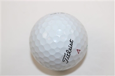 Angel Cabrera Signed Personal Used Titleist 4 Logo Golf Ball JSA ALOA