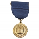 1940 PGA Southern California Public Links Golf Assn. Unmarked Medal with Ribbon