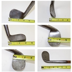 Mid 1800's Unknown Maker Rut Iron with Owners Initials 'A.M.' Shaft Stamp