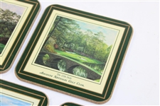 Set of Five (5) Augusta National Golf Club Linda Hartaugh Coasters