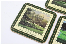Set of Five (5) Augusta National Golf Club Linda Hartaugh Coasters