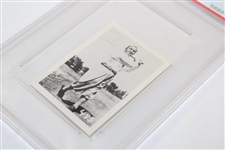 1955 Gene Sarazen All American Sports Club Hand Cut Card #483 VG 3 PSA #56891271