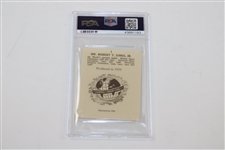 1996 Robert T. Jones Jr. Globe Insurance Famous Golfers Golf Card #1 EX-MT 6 PSA #43891183