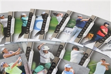 Twenty-Two (22) PGA Tour Upper Deck Artifacts Golf Cards Including Palmer & Nicklaus in Box