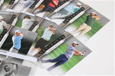 Twenty-Two (22) PGA Tour Upper Deck Artifacts Golf Cards Including Palmer & Nicklaus in Box