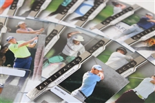 Twenty-Two (22) PGA Tour Upper Deck Artifacts Golf Cards Including Palmer & Nicklaus in Box