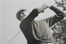 1937 Horton Smith at The Western Open One stroke Behind Sam Snead 6x8 Wire Photo