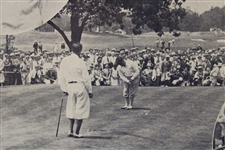 Original 1929 Associated News Service Poster with Bobby Jones & Al Espinosa - July 3, 1929 