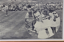 Original 1929 Associated News Service Poster with Bobby Jones & Al Espinosa - July 3, 1929 