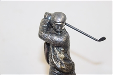 1905 Glasgow Northwestern Golf Club Captains Prize Tree Stump Inkwell 3rd Class Won by C. D. Mottram